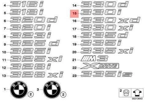Bmw 3 E92 E93 Galinio Emblema Lipdukas Originalus 51147166214