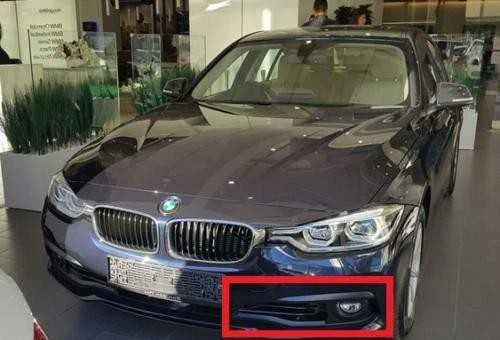 BMW 3 serijos F30 F31 LCI priekinio kairiojo rūko žibinto grotelės 51117396857 originalios