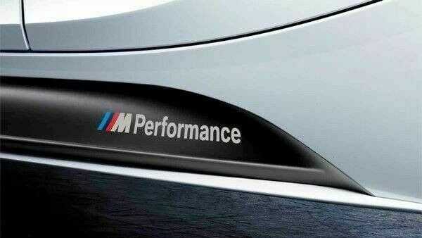 BMW 4 serijos M Sport F32 F33 F36 M Performance slenksčių lipdukai 51142348911 originalūs