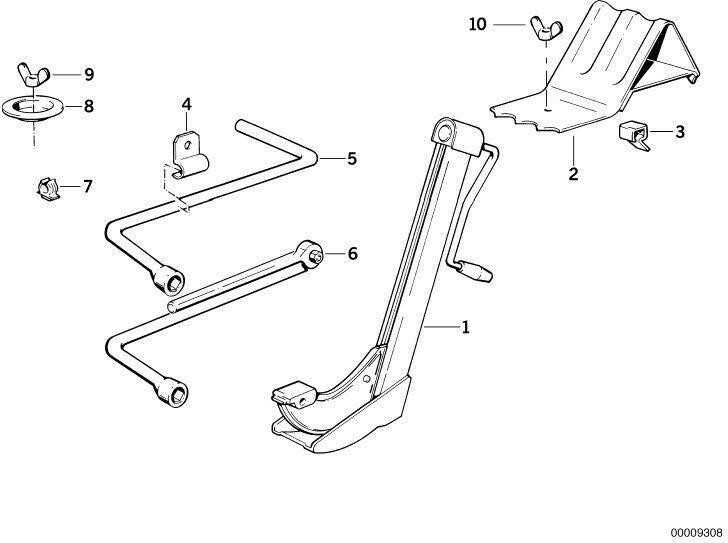 BMW 5 E34 Halteras Originalus 71101180443