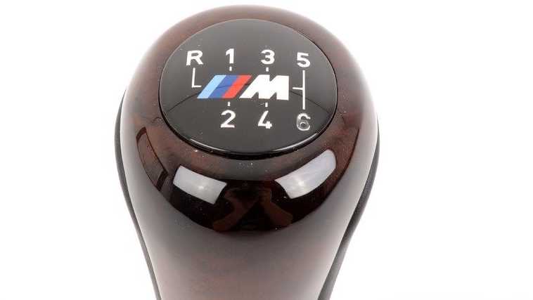 Bmw 5 E39 1995 2003 Schaltknopf Leder Spange Holz Originalus 25112228601