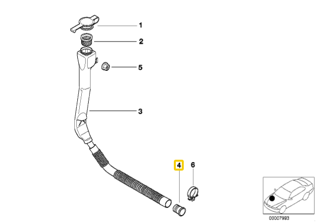 Bmw 5 E39 C1 Skystės Talpyklio Grometas Originalus 61668364114