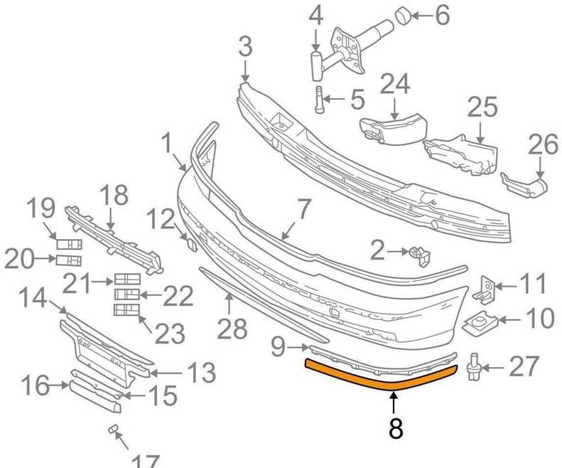 Bmw 5 E39 Priekinis Grundiertas Stossleiste Originalus 51117005965