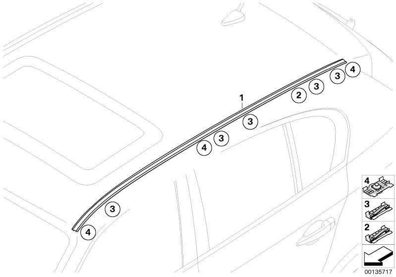 Bmw 5 E61 X3 F25 X5 E70 Originalus 51137070747