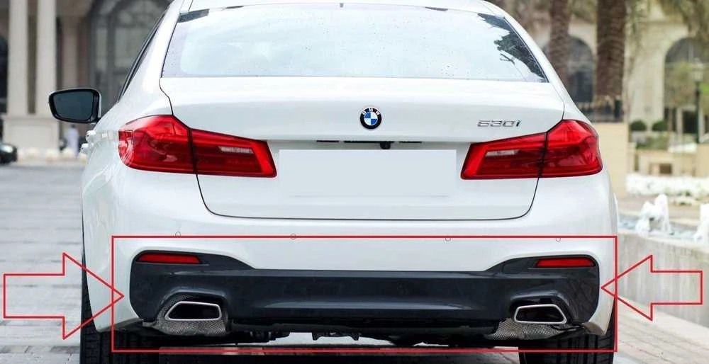 Bmw 5 G30 G31 Galinio Bumperio Dangtelis Originalus 51128064718
