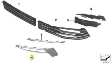 Bmw 5 G30 G31 Saugos Juostelės Dešinė Originalus 51117385284
