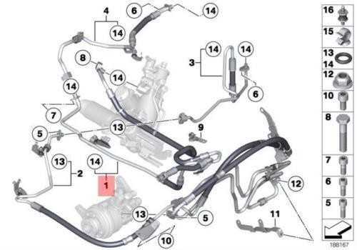 BMW 5 GT F07 vairo stiprintuvo trosas Originalus 32416796375