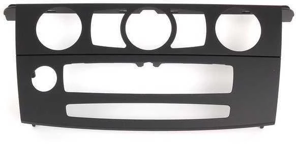 BMW 5 SERIES E60 E61 LCI klimato kontrolės dangtelis juodas 51456976362 originalus