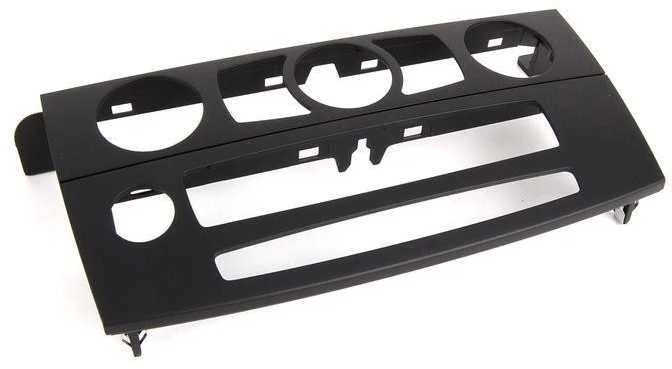 BMW 5 SERIES E60 E61 LCI klimato kontrolės dangtelis juodas 51456976362 originalus