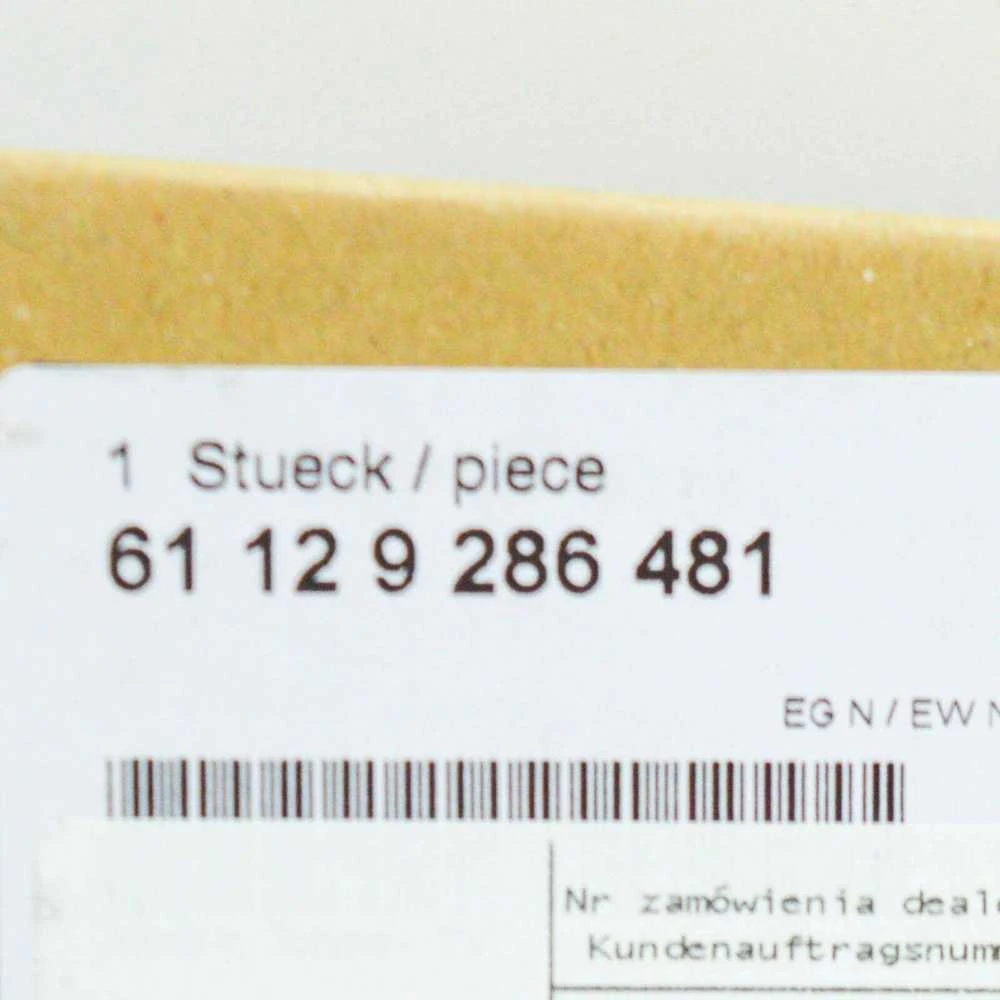 BMW 5 SERIES F10 F11 Priekinis bamperis PDC laidų jungtis 61129286481 Originali