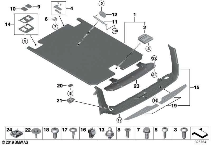 BMW 5 serijos universalas F11 bagažinės krovimo slenksčio dangtelis Nerūdijančio plieno apdailos detalė, originali 51477234408