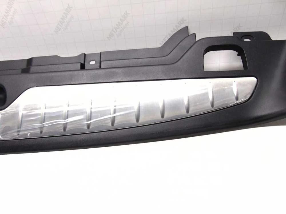 BMW 5 serijos universalas F11 bagažinės krovimo slenksčio dangtelis Nerūdijančio plieno apdailos detalė, originali 51477234408