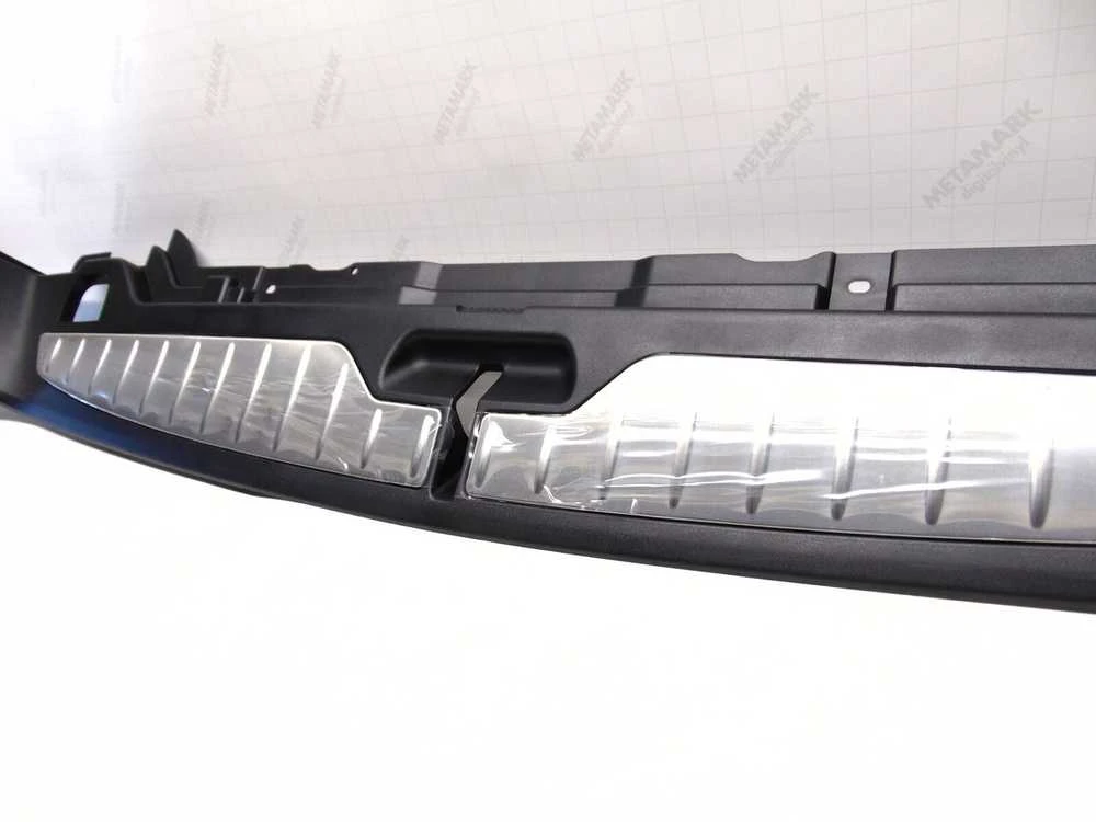 BMW 5 serijos universalas F11 bagažinės krovimo slenksčio dangtelis Nerūdijančio plieno apdailos detalė, originali 51477234408