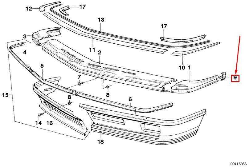 BMW 6 E24 Priekinis Kairysis Galinis Dalis Originalus 51111866409
