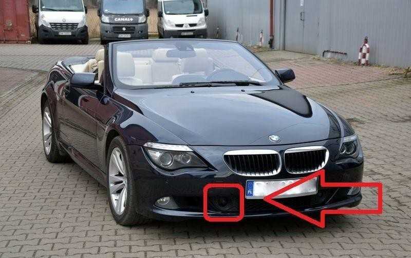BMW 6 E63 E64 LCI Gitter Seiteliai Apacia Kaire Originalus 51117184694