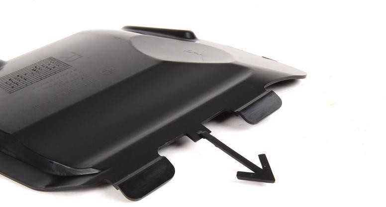 BMW 6 E63 E64 Priekinis Radhaus Abdeckung Originalus 51717052476