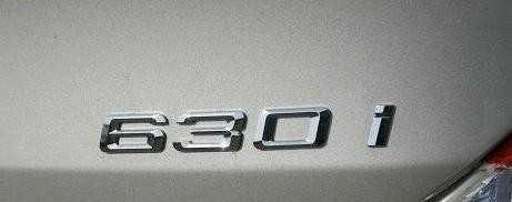 Bmw 6 E63 E64 Schriftzug Originalus 51147163792