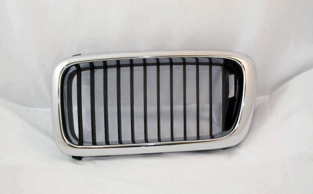 BMW 7 serija E38 priekinis radiatoriaus inksto groteles kairysis originalus 51138125811