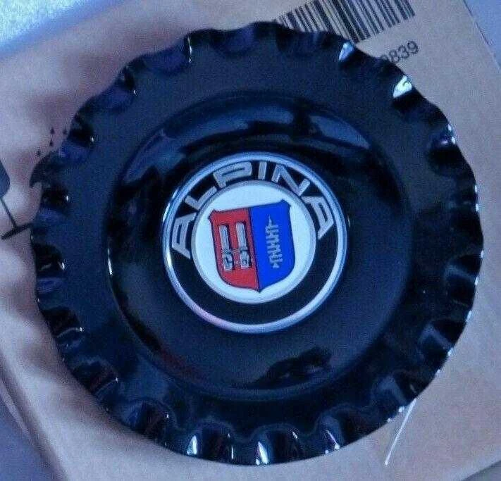 BMW 7 serijos F01 F02 stebulės dangtelis Juodas originalus 36107980128