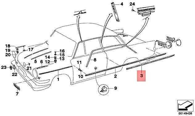 Bmw 700 Galerija Sienos Šoninė Užpakalinė Originalus 51135001868