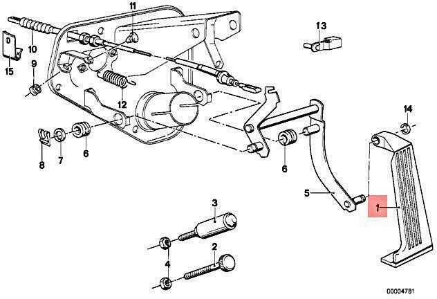 BMW akceleratoriaus pedalo mazgas 35411105414 Originalus