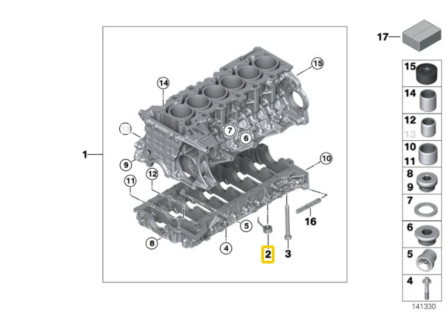 BMW Aliejaus Purškimo Antgalis 1 E88 3 E90 F30 Originalus 11427598003