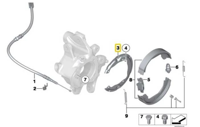 Bmw Atraminis Žiedas 5 F07 Gt 7 F01 F02 Originalus 34216775273