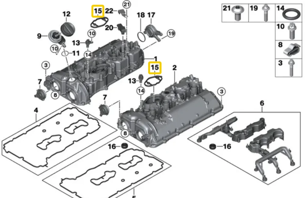 BMW Aukštos Slėgio Pompavimo Auslys 5 G30 F90 M5 G11 G12 X5 G05 Originalus 11128071821