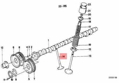 Bmw Auslassventil 5 E28 6 E24 Originalus 11341305436