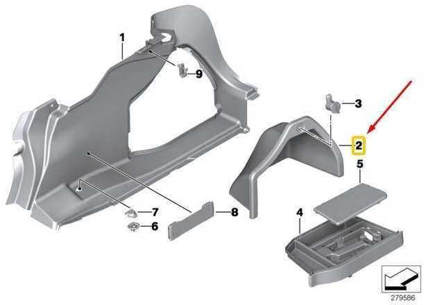Bmw Baterijos Dangtelis F30 F80 M3 Originalus 51477239175