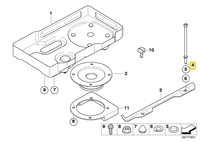 Bmw Baterijos Laikiklis E93 E93 Lci F33 F33 Lci Originalus 61217573350