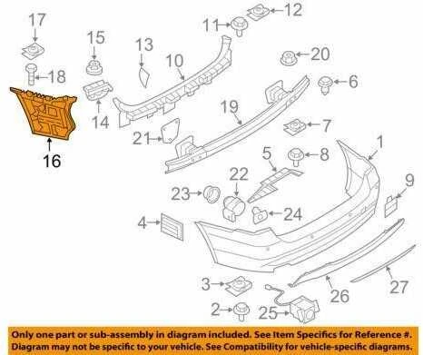 BMW Bumperio Gairės Dešinė 3 E90 51127906506