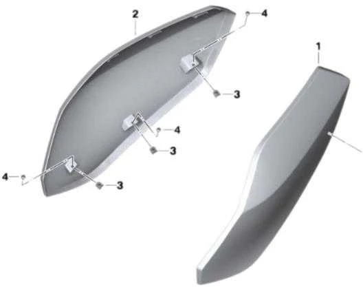 BMW C650GT emblema 51148527401 Originali