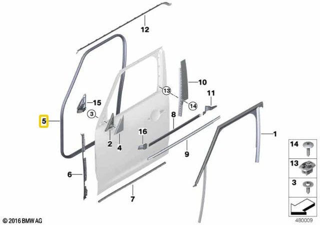 BMW Countryman F60 Priekabos Apsaugos, Originalus 51727475753