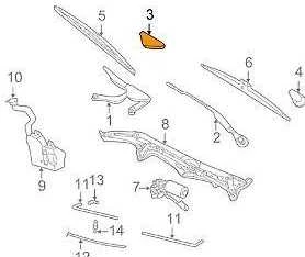 BMW Dangos Kevalas 7 E65 E66 E67 Originalus 61617008973