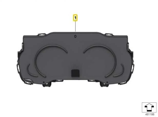 BMW Daugiafunkcinis Prietaisų Ekranas 5 G30 G31 7 G11 G12 X3 G01 Originalus 62109442426