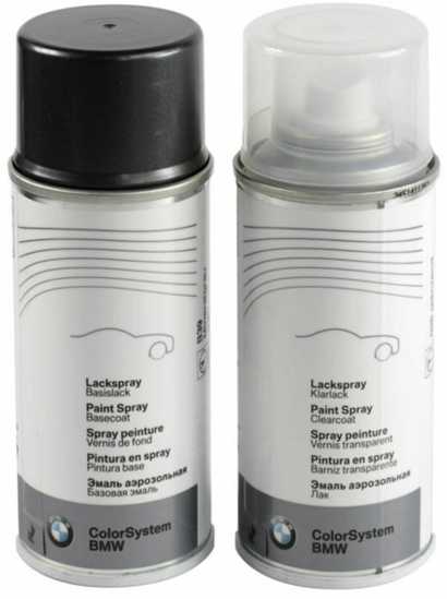 BMW dažų purškimo rinkinys Imperialblau met. 2x150ml A89 originalus 51915A55B77