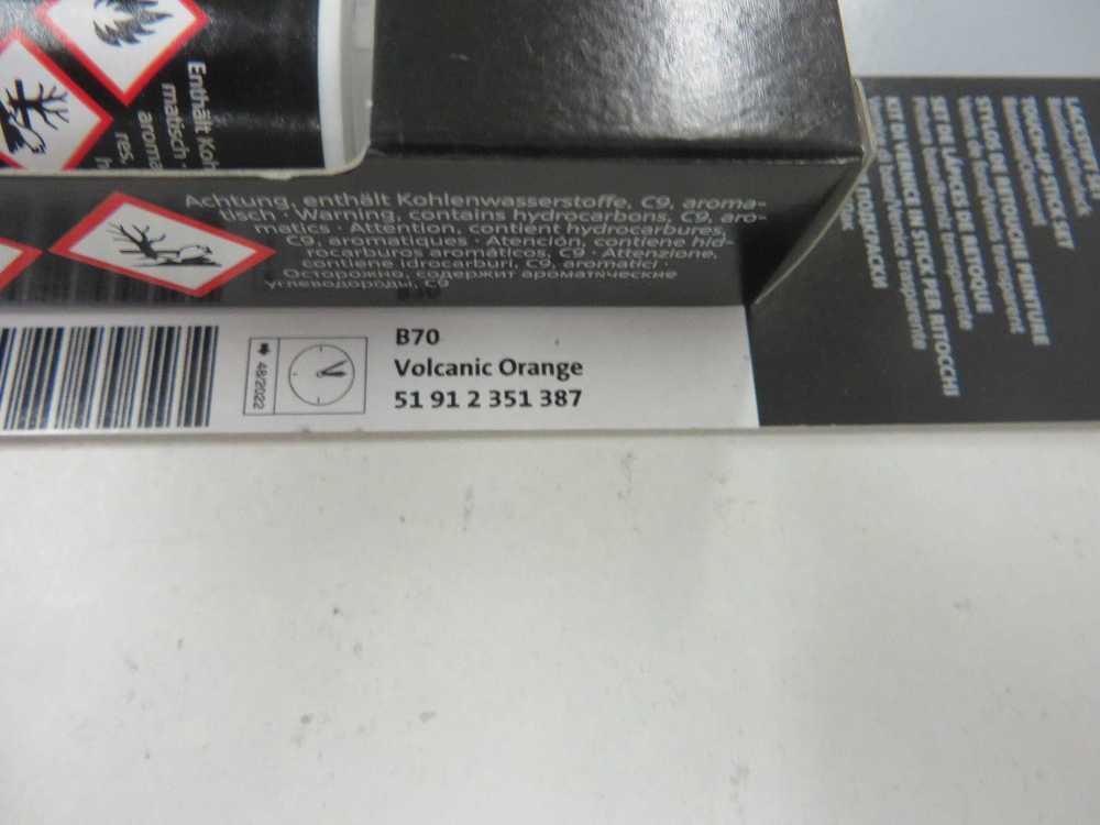BMW dažų taisymo rinkinys, Čili raudona 51910301840 51910138299