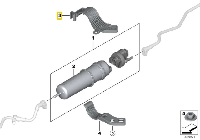 Bmw Degalų Filtras G20 G21 G30 G31 G32 G11 G12 G14 G15 G16 X3 G01 X4 G02 Originalus 13328582275