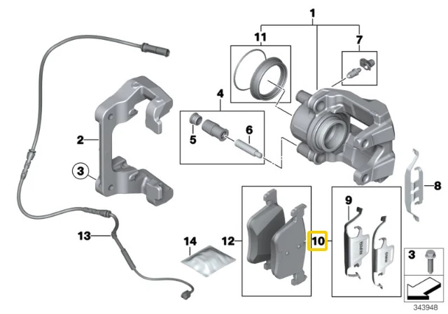 Bmw Design Ilaikymo Spyruokles F30 F31 F32 F33 F34 F36 Originalus 34112359856