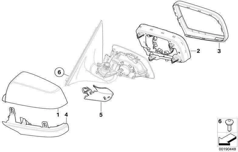 BMW Dešinės Palaikymo Žiedo 5 E60 51167266032 Originalus 51167266032