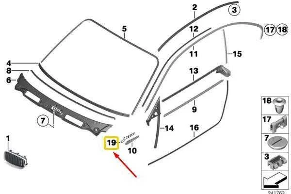 BMW dešinės pusės grotelių pagrindas 51138051818 Originalus