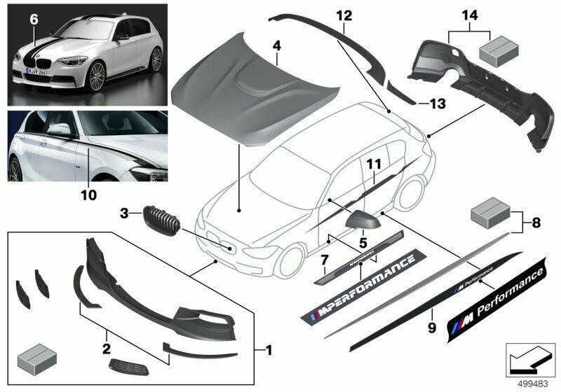 Bmw Dešinės Sienelės Dėklas 51772219614 Originalus 51192220962