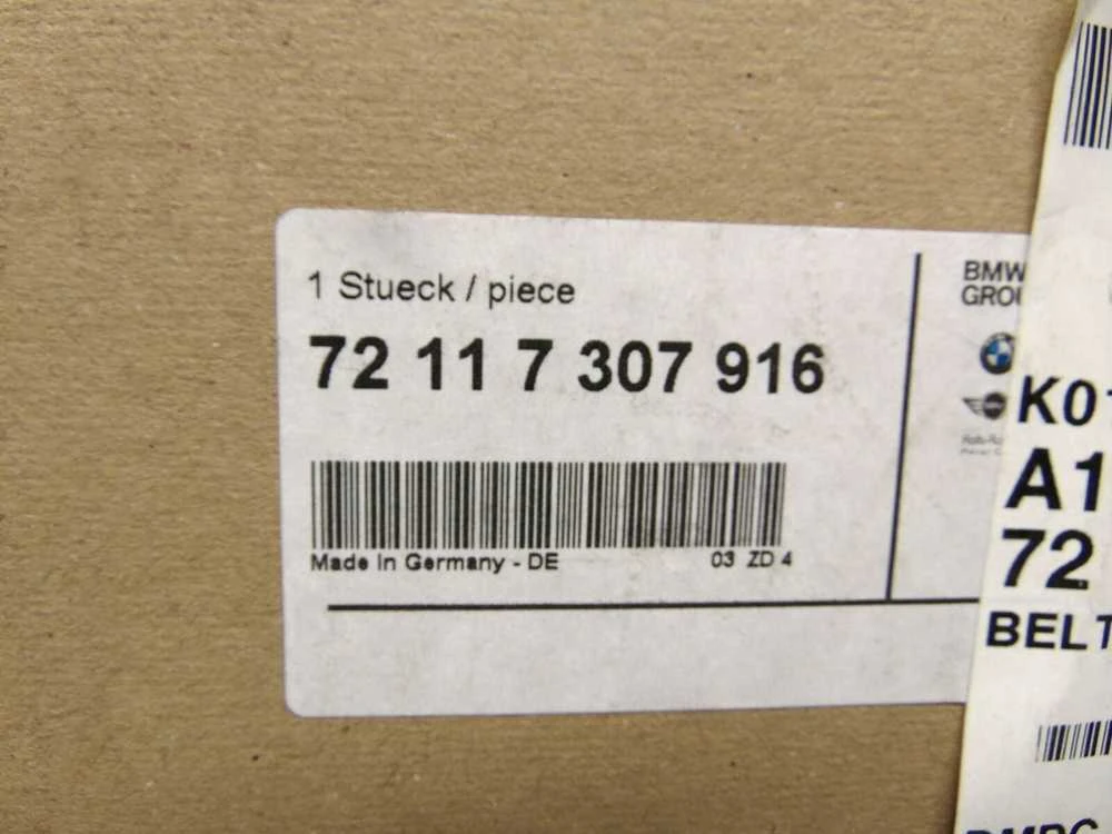 Bmw Diržo Perdavimas Dešinysis F87 M2 F32 F82 Originalus 72117307916