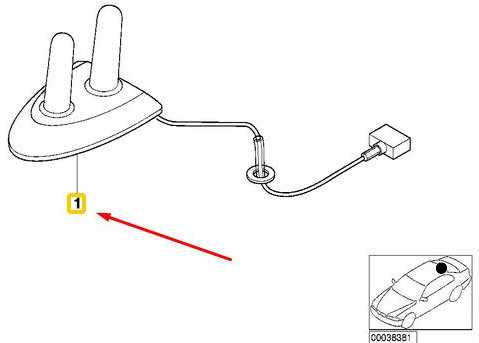 BMW Dvigubas Telefono Antena E38 1993 2001 Originalus 84536908849