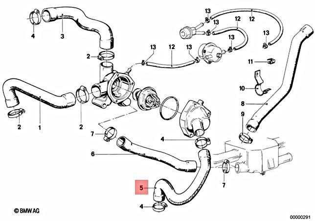 Bmw E21 3' Aušinimo Sistemos Termostatą Vandens Šlaunis Originalus 11531268032