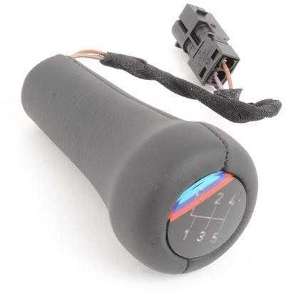 BMW E30 3 Schaltknopf Leder Beleuchtet Originalus 25112230899