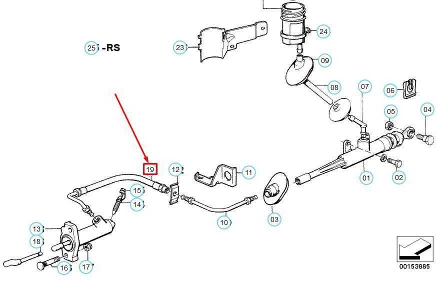 Bmw E30 Druckschlauch Kupplung 1985 1992 Originalus 21521156355