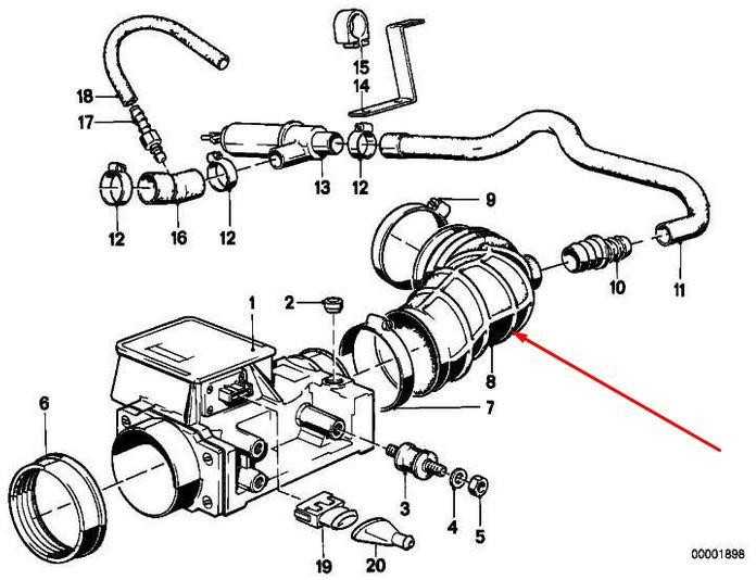 Bmw E30 E28 Faltenbalg Originalus 13711707785