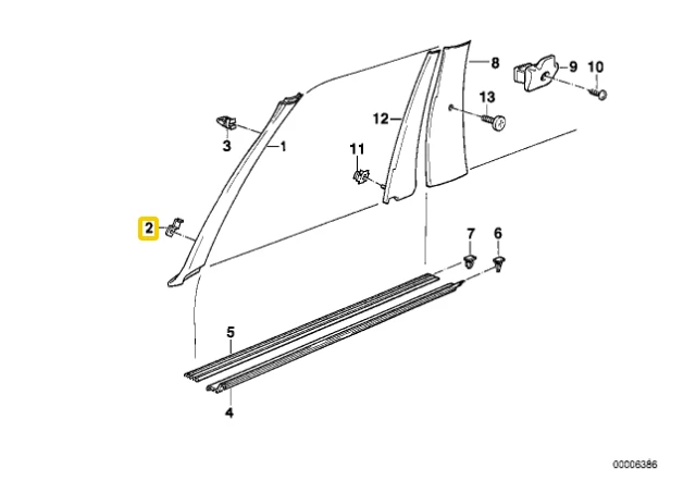 Bmw E30 E28 Originalus 51431873469